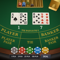 Jokery - Baccarat - Elegancka Gra Stołowa